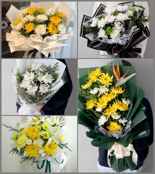 广东湛江市吴川市吴阳镇那良村白事花束代送